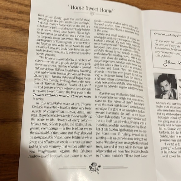 Thomas Kinkade Home Sweet Home Plate - Picture 7 of 11